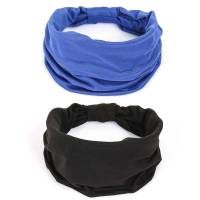 Headband Ancho Para Mujer Accesorio De Pelo Con Lazo Estilo Sólido Para Maquillaje Deporte Yoga Correr Uso Diario En Cuatro Estaciones Material Algodón - details 12