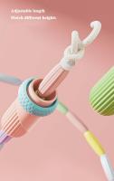 Cuerda De Saltar De Bambú 2.8M Con PVC Y Perlas Suaves Para Principiantes Adultos Y Niños Sin Enredos Fitness Ejercicio - details 6