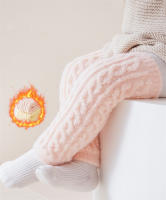 Calentadores De Piernas Para Bebés Niñas Y Niños Estilo Moderno Gruesos Y Cálidos Guantes De Rodilla Accesorios Calientes De Invierno Calcetines De Rodilla Unisex - details 2