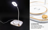 Base de Carga Rápida Inalámbrica 15W 3 en 1 con Luz para Smartphone, Auriculares y Smartwatch - details 3