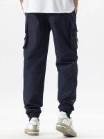 Pantalones Casuales Para Hombre Color Sólido Talla Grande Estilo Recto Con Cinturón Y Bolsillos Multifuncionales Para Trabajo Y Raparropa De Verano Y Primavera Adecuados Para Exterior Y Día - details 15