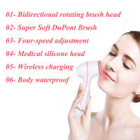Limpieza Facial Sonic Espuma Máquina De Spa Galvanica Set De Cepillo Para Piel Limpieza Profunda Eliminación De Quistes Set De Cepillo De Limpieza Facial - details 9