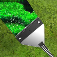 Herramienta De Limpieza Para Acuario Removedor De Algas Y Arena Plana Doble Propósito Para Eliminación De Algas En Vidrio Herramienta De Limpieza Doméstica - details 0