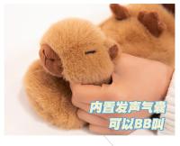 Muñeco De Peluche Capybara En Forma De Pingüino Juguete De Peluche De Internet Famoso Diversión Para Adultos Y Niños - details 6
