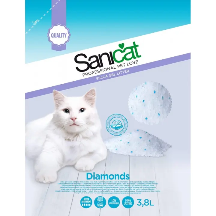 Sanicat Diamond Silic Gel Arena Gatos 3,8L - 1