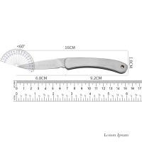 Cuchillo De Bolsillo De Acero Inoxidable Plegable Herramienta EDC Pequeña Cuchillo De Sobrevivencia Para Abrir Cajas De Entrega Express - details 3