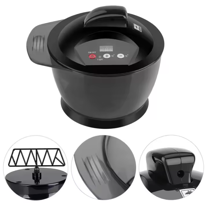 Automático de crema para el Cabello Eléctrico with Pantalla LCD recargable por USB - 1