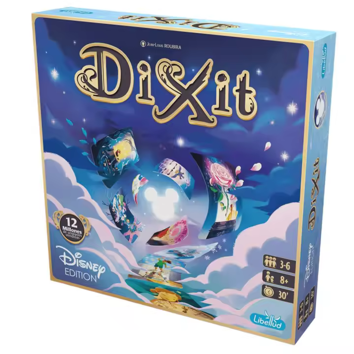 Juego Dixit Disney.Con 84 nuevas cartas maravillosas, basado en las famosas películas de Disney (Asmodee LIBDIXDIS01ML2) - 1