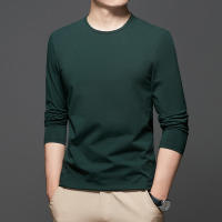 Camiseta De Algodón Para Hombre 2024 Con Cuello Redondo Y Mangas Largas Para El Verano Cómoda Y Transpirable Estilo Casual - details 19