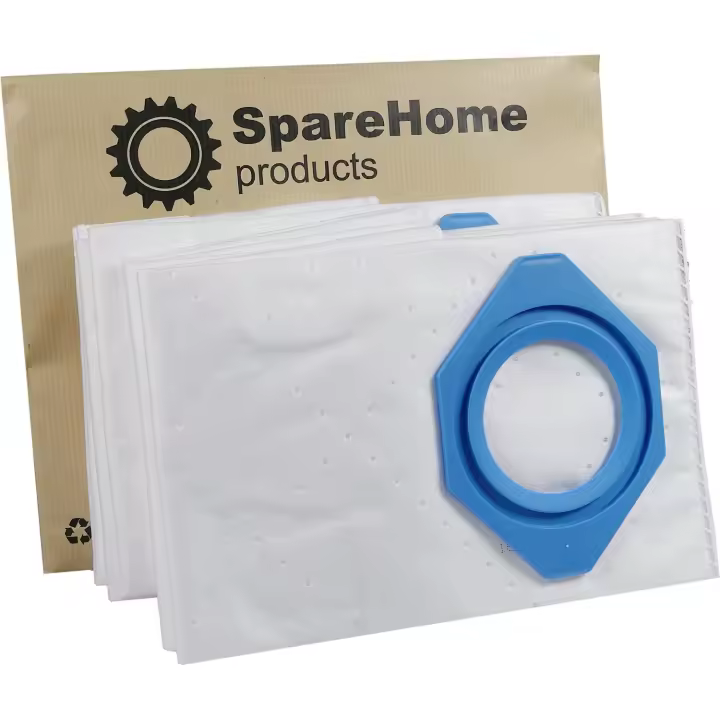 Bolsas aspirador Nilfisk GM80, GA70 GM90, G90 GS80, GS84, GS90, GS90C, GST - Hyperfilter Plus / Alta filtración - 10 unidades -  SpareHome® 400NK3069 - 1