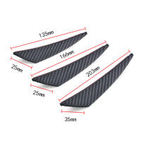 6Pcs Difusor De Parachoques Delantero Para Coche Splitter Fins Spoiler Canards Valence Accesorios De Exterior Universal ABS - details 0
