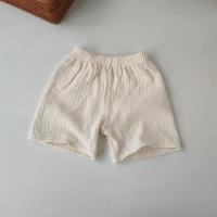 Shorts De Algodón Para Niños Y Niñas Pantalones Cortos Transpirables Y Suaves Para Verano Ropa De Bebé Estilo Casual Cierre Elástico Talla True Fit - details 10