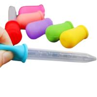 Juego De 10 Pipetas De Silicona Y Plástico De 5ml Para Experimentos En La Escuela Suministros De Laboratorio Para Medicamentos Y Líquidos Para Ojos Y Orejas - details 7