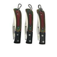 Navaja Plegable Mini Llavero Hoja Inoxidable 6cm Mango Plástico Ligero - details 3