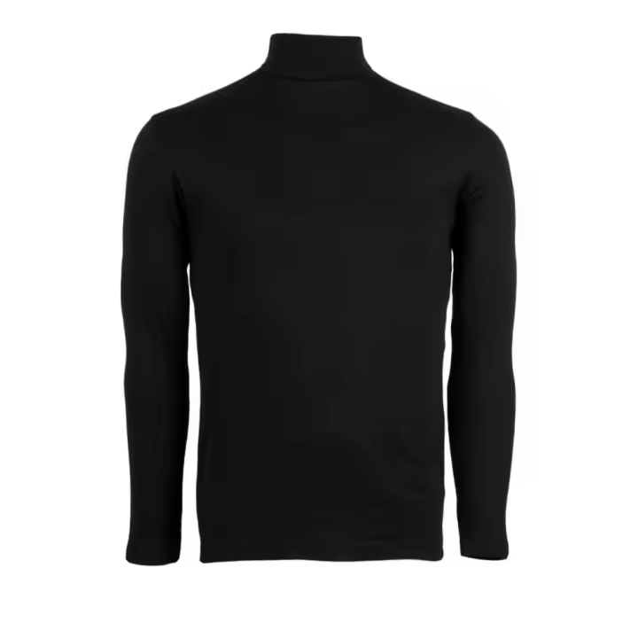 Mediawavestore Camiseta Hombre VKA29 Philip Manga Larga Térmica Interior Felpa Slim Fit Cuello Alto - 1