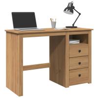 vidaXL Escritorio Panama madera maciza de pino 112x45x75 cm - details 0