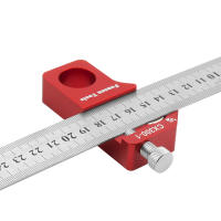 Regla De Ángulo Combinada 0-300mm Para Carpintero Con Marcas De Precisión Escala Etchada De 45/90 Grados Herramienta De Carpintería - details 12