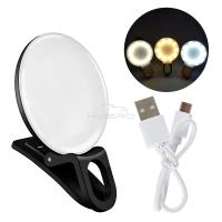 Mini Clip Luz Nocturna Para Móvil Luz Blanca Cálida Linterna De Lectura Nocturna Lente De Cámara Triple Artificio De Autoefilado Belleza - details 12