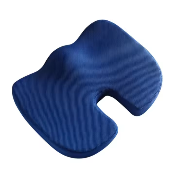 Cojín ergonómico de algodón con memoria para oficina, cojín para hemorroides, cojín para silla, artefacto sedentario, cojín para culo de Estudiante - 1