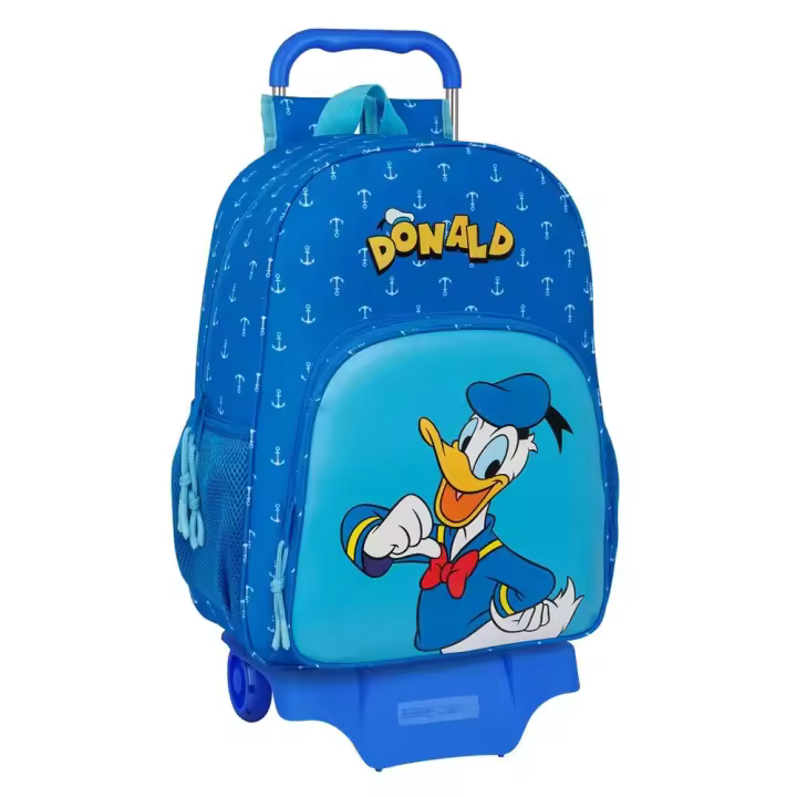 Safta Mochila Con Ruedas De Carro Donald Infantil - 1