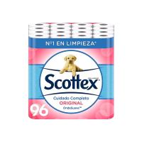 Scottex Orginal Papel Higiénico 96 rollos,12rollos*8paquete,rollos dos capas que proporcionan el equlibro adecuado en suavidad y resistencia - details 5