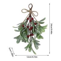 Falsas Ramas De Mistletoe Artificiales Con Efecto De Niebla Decoración Festiva Para El Hogar Y Navidad Ramas Duraderas De Flores Artificiales Para Uso Interior En Invierno - details 6
