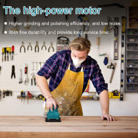 Sábanero Orbital 400W Multifuncional Para Madera Y Metal Máquina De Pulido Y Enchastre Electrónica Para Coches Y Bricolaje - details 6