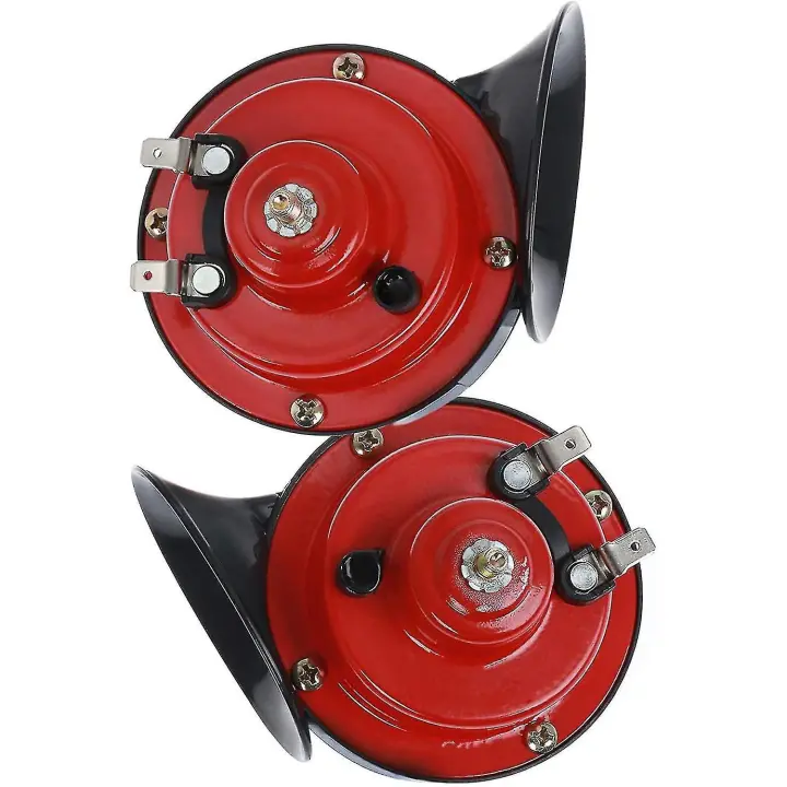 Cuerno doble impermeable del Cuerno de coche de 2PC 300db 12V para el coche, caracoles eléctricos - 1