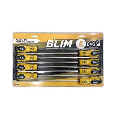 Blim juego 8 piezas destornilladores largos - 1