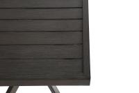 Mesa Auxiliar cuadrada de Aluminio de exterior para patio, Jardín, piscina, compañera de Interior, fácil de tener y resistente a la intemperie, gris oscuro - details 4