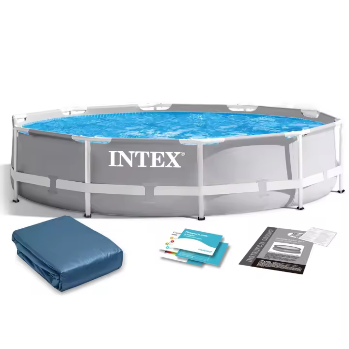 Piscina de jardín Prism Frame Frame 305 x 76 cm 6 en 1 INTEX 26700 - 1