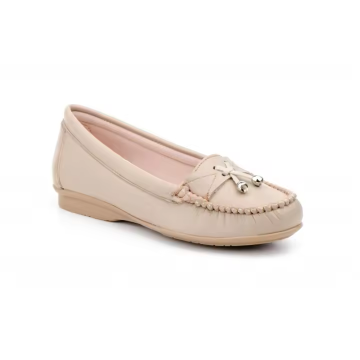Mocasín kiowa borlas piel taupe - 1