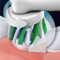 Cepillo de Dientes Eléctrico Oral-B Pro 1 Azul Turquesa, Pack Regalo Funda de Viaje y con 2 Cabezales Cross Action de Recambio. Sensor de presión encías. - details 2