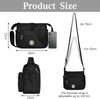 Bolso Bandolera para Mujer, Bolso Bandolera de Nail Impermeable, Bolso Bandolera con Correa Ajustable, Múltiples Bolsos - details 0