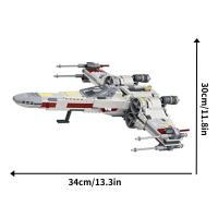 Space Wars X-Wing Juego De Construcción Playset Para Fans De Star Wars Y Amantes De Bloques De Construcción Modelo De Avión De Batalla - details 5