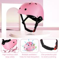 Juego de casco y protectores para niños de 3 A 10 años, de Bicicleta Cascos, Cascos de patineta para niños y niños, juego de rodilleras, coderas y muñequeras, para Cycling, sobre patinetas - details 3