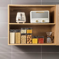 Caja De Almacenamiento De Alimentos Transparente Con Tapa Contenedor Plástico Para Cocina Y Armario Organizador De Alimentos - details 3