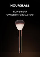 Cepillo De Maquillaje Hourglass No.1 Cabeza Redonda De Polvo Fibra Suave Y Amigable Con La Piel Diseño De Moda Cepillo Facial Individual - details 0