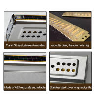 Harmonica De Ambas Cara 24 Huecos C Y G Dobles Tonos Organ De Bocina Instrumento De Viento De Madera Para Música - details 3