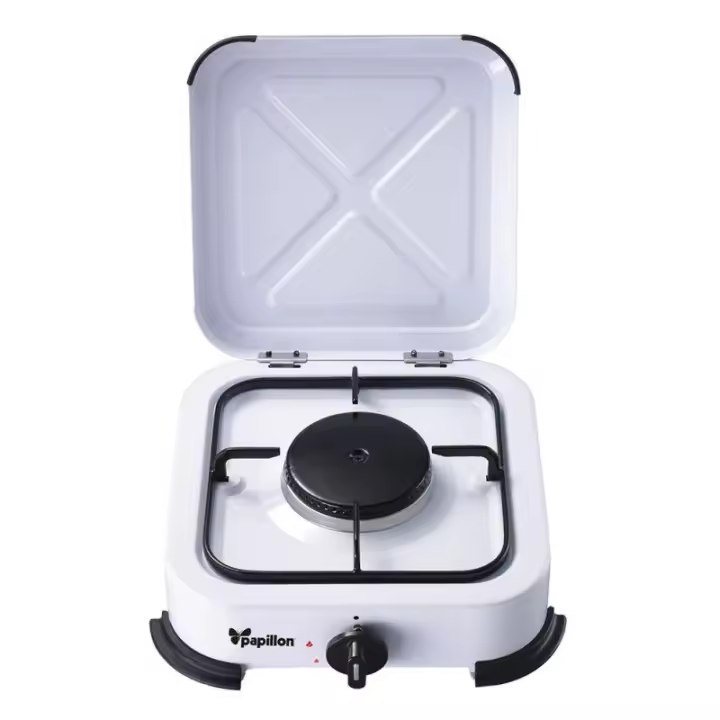 Papillon - Cocina Gas Plus 1 Fuego - Ø80mm - 1,4kw - Acero Esmaltado - 1