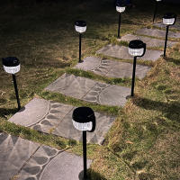 Lámpara solar para jardín exterior (2024), con patente estadounidense, enchufe para césped, luz colgante 3 en 1, luz para caminos. - details 8