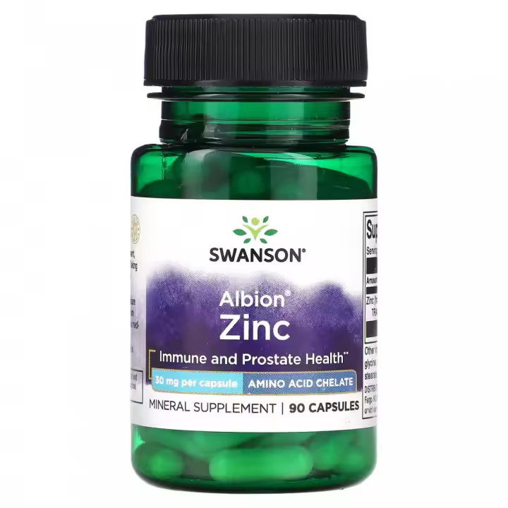 Zinc Quelado (Albion®) 30mg 100 Cápsulas de Swanson - 1