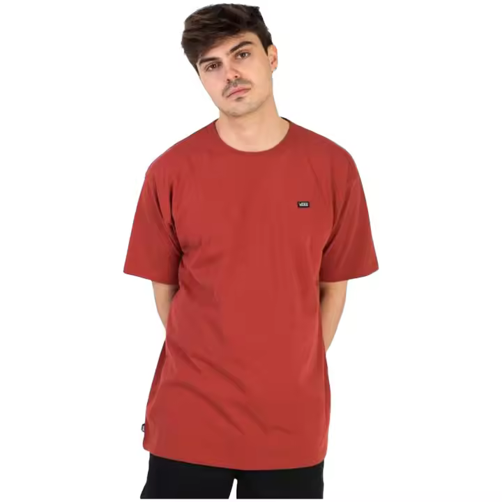 Camiseta de Manga Corta Vans Off The Wall Clas para hombre en color rojo - 1
