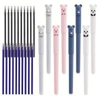 Juego De 26 Bolígrafos De Gel Erasables Panda 0.5mm Recargables Lavables Para Escuela Y Oficina Suministros De Papelería - details 0