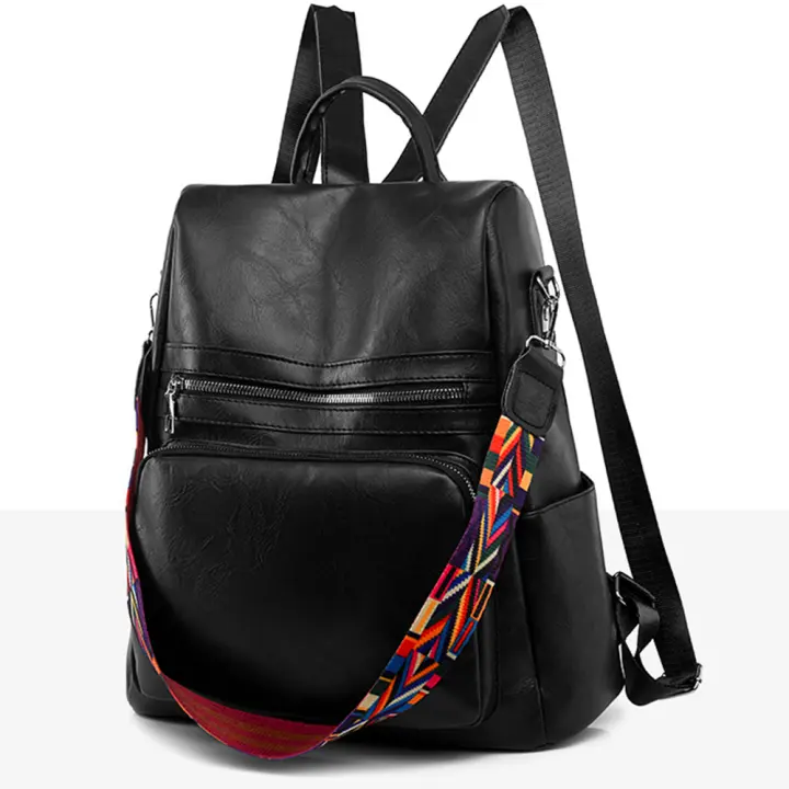 Mochila de cuero de alta calidad para Mujer, Bolso Escolar para adolescentes y niñas, mochila de viaje de gran capacidad, nuevo diseño, 2023 - 1