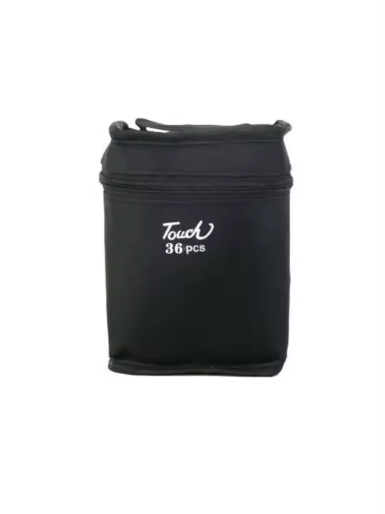 Rotuladores de doble punta para niños, bolígrafos de acuarela de doble punta, venta directa de fábrica, incluye bolsa de transporte, 48 colores - 1