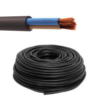 Manguera eléctrica redonda 2x1.5mm² RV-K negra 2G1.5 | Cable negro 2 hilos | Longitud a elegir | Suministros Castro - details 0