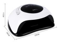 Lámpara de uñas, secador de uñas de gel más rápido de 120 W, lámpara de curado profesional para uñas de manos y pies - details 0