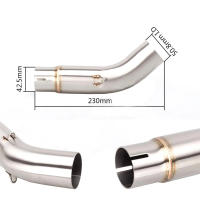 Sistema De Escape Slip-On Para Motocicleta Suzuki GSR750 2015-2022 Pieza Central Conector Adaptador Moto Accesorios Y Piezas - details 4