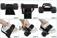 Correa De Dumbbell Para Pie Con Pesas De Tobillo Ajustable Entrenador De Tibial Alivio De Esfuerzo En La Rodilla Barra De Eje De Tibia - details 2